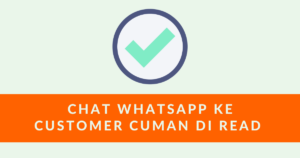 Chat Whatsapp Ke Customer Cuman Di Read Doang